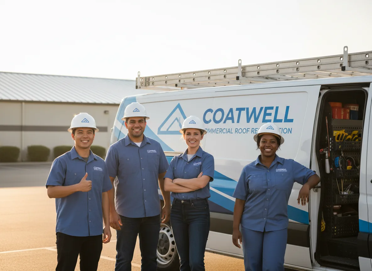 Commercial roof coating company in Tilden, IL